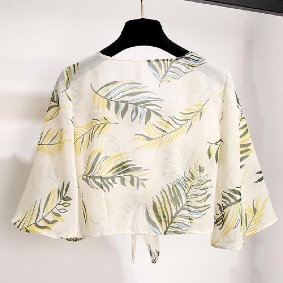 Sweet Chiffon Shirt + Sling Dress Set - Picture 3 of 7